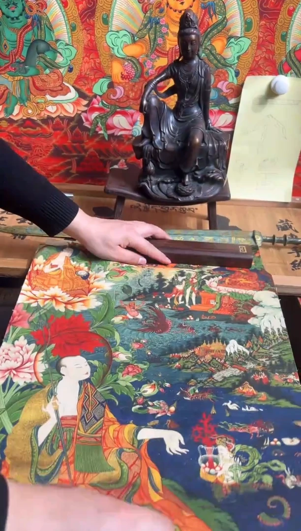 卷轴画卷轴画奥奥的唐卡