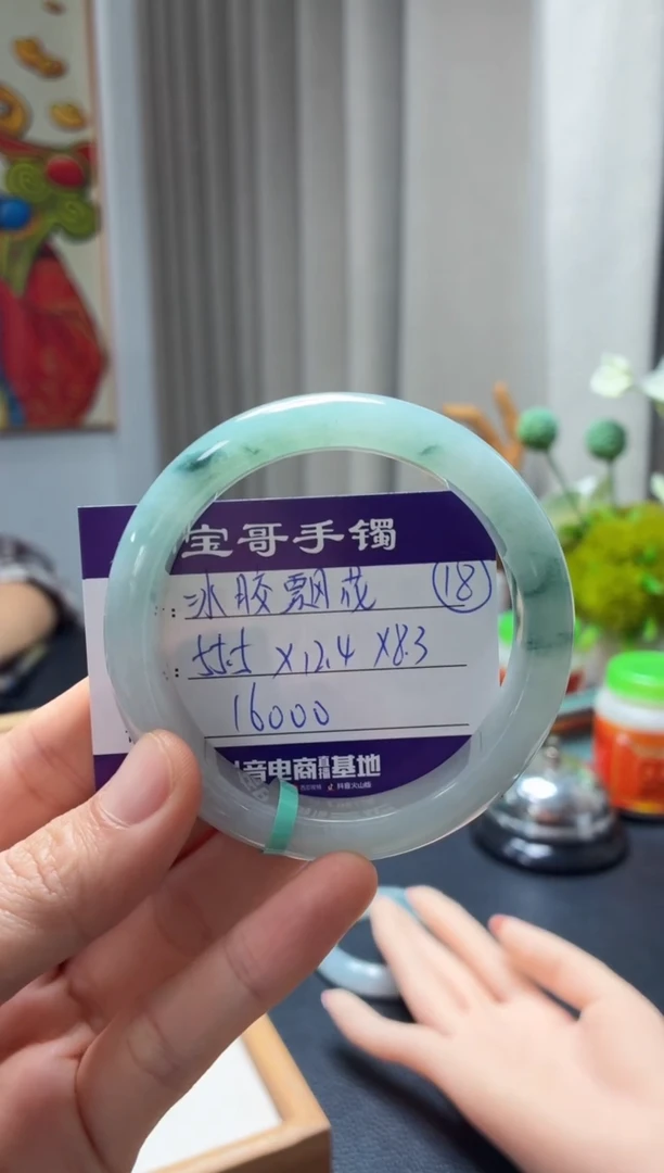 未镶嵌手镯翡翠翡翠手镯18号