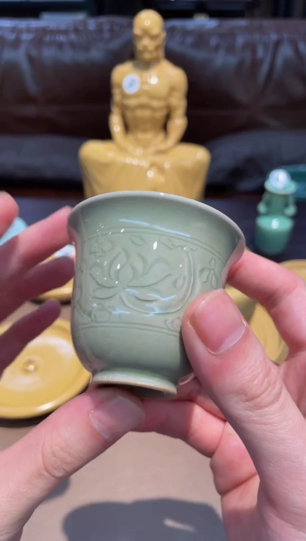 162窑承青瓷搬到铃铛杯