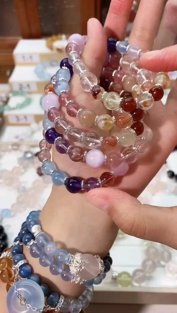 【闪购商品】水晶手串未镶嵌多宝手串