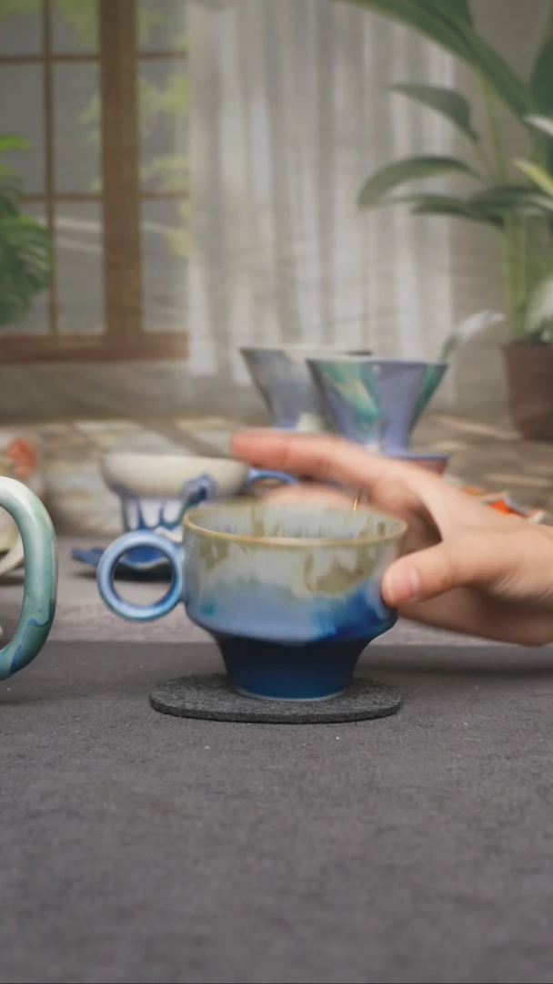 杯子陶841景德镇手工手创杯子