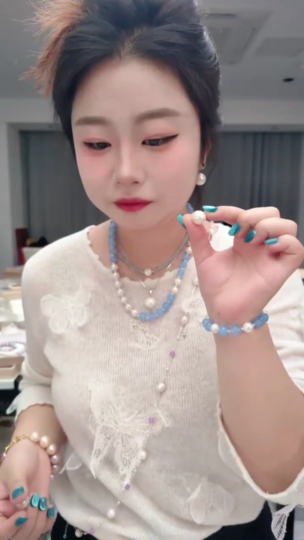 颈饰未镶嵌淡水珍珠1405白单珠
