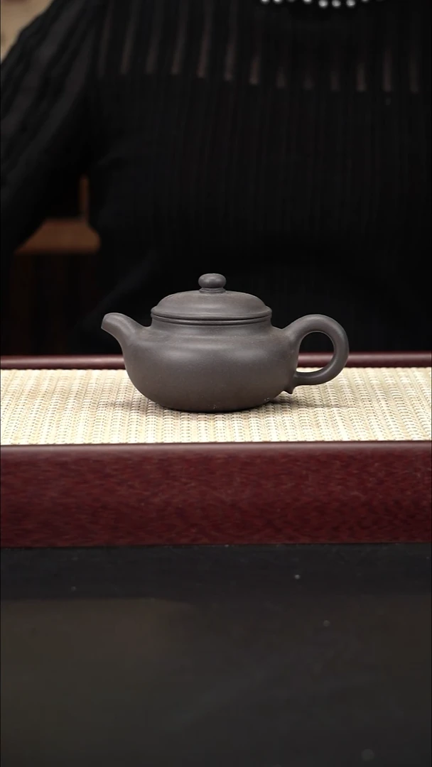 茶壶紫砂老天青 仿古