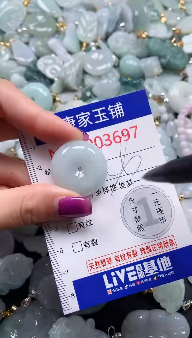 颈饰未镶嵌翡翠3697