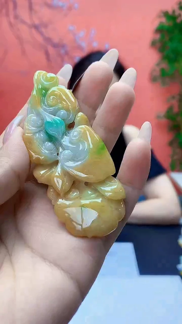 未镶嵌定制翡翠5160ty-毛货挂件181