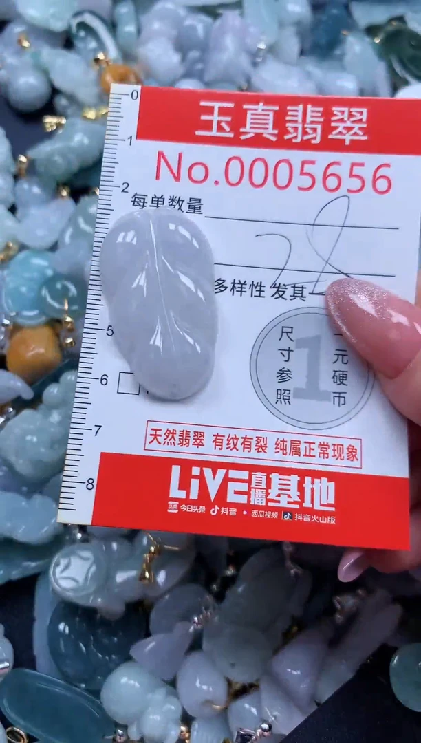 翡翠未镶嵌吊坠(不含链)5656