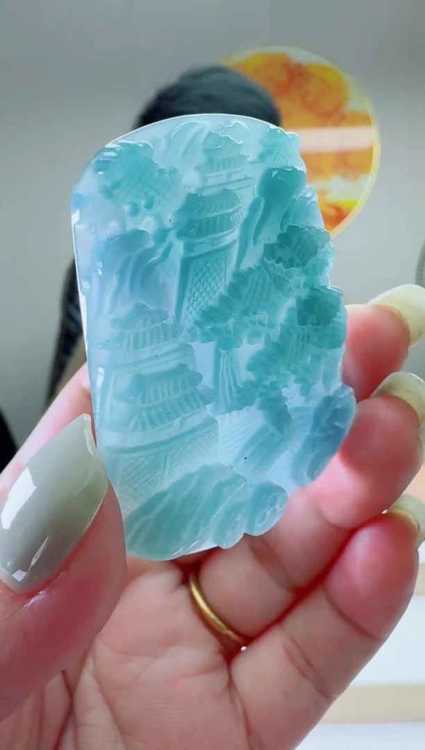 翡翠未镶嵌颈饰多样性随机发其一