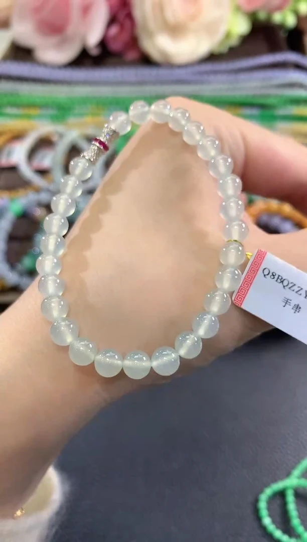 未镶嵌手串翡翠c196
