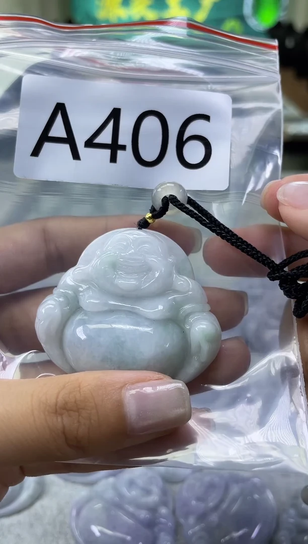 未镶嵌挂件翡翠a406