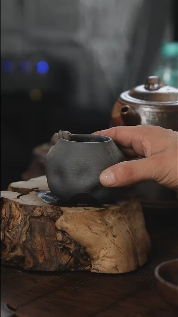 紫砂全手工油灯油灯