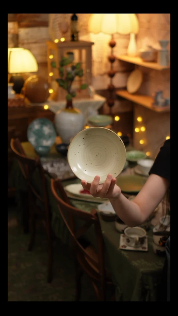 瓷片雾里工作室 白色小号1个