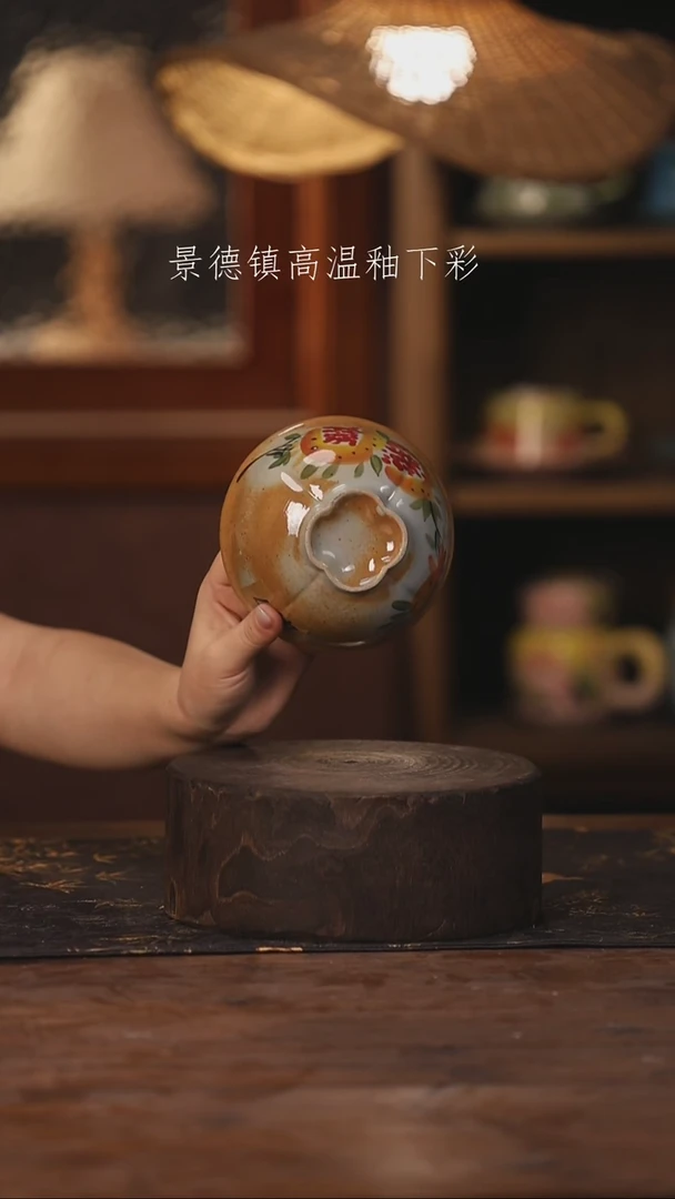 景德镇高温釉下手绘陶瓷497