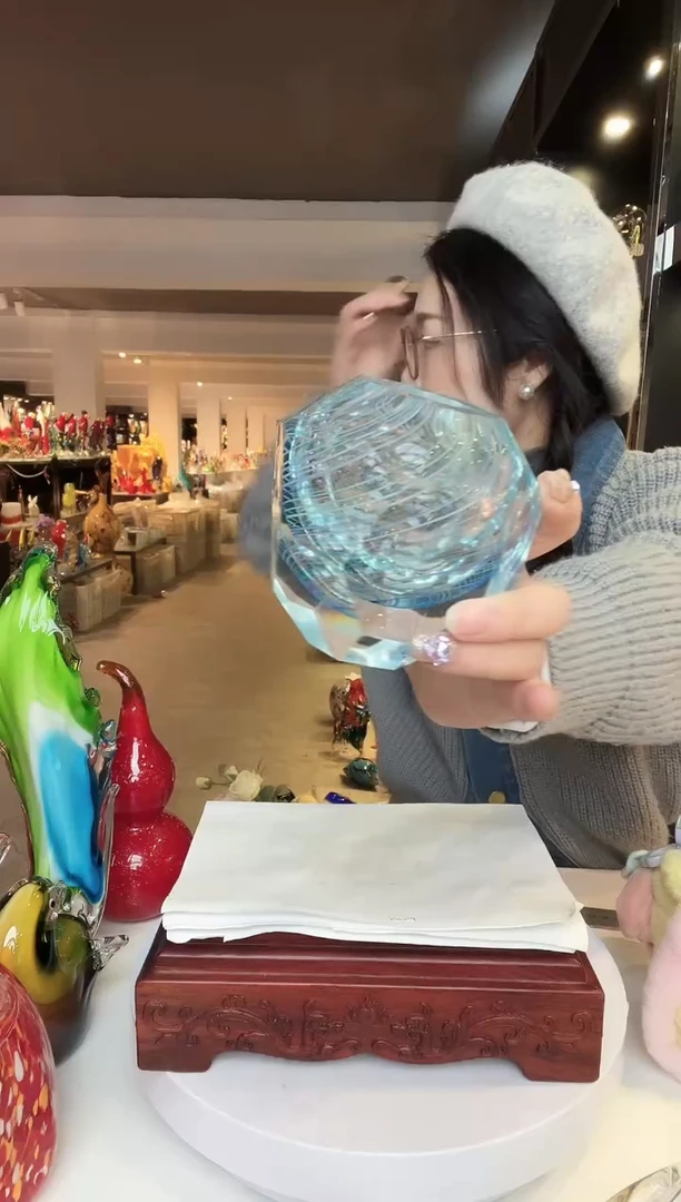 【闪购商品】茶盏琉璃摆件家居摆件