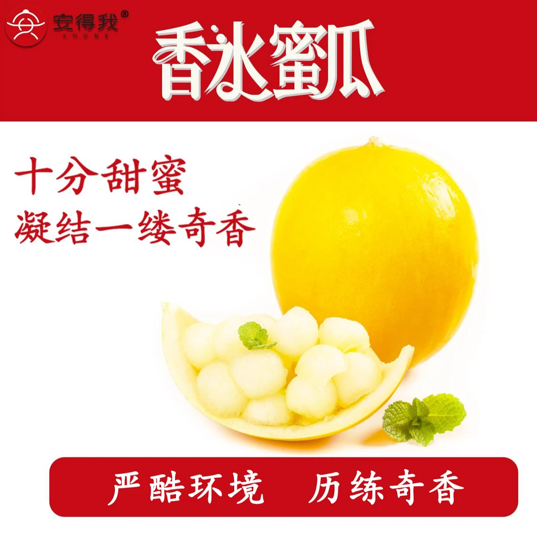 ANDME/安得我华莱士甄选礼盒香水蜜瓜6/8斤装爆甜多汁 【现摘现发】
