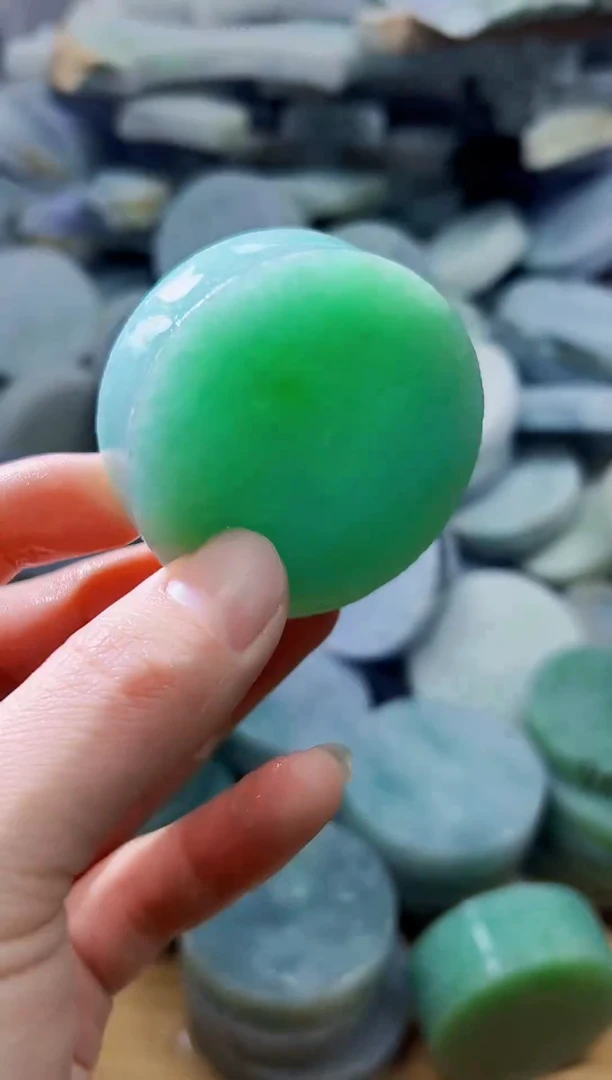 裸石翡翠天然翡翠A货余 南 735