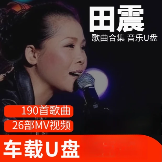 田震歌曲U盘车载流行音乐优盘MP3高音质车用经典老歌新歌合集