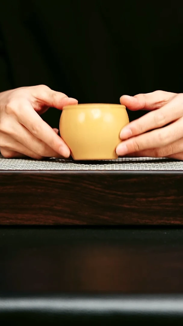 茶杯紫砂宜兴紫砂 主人杯 黄金段h470