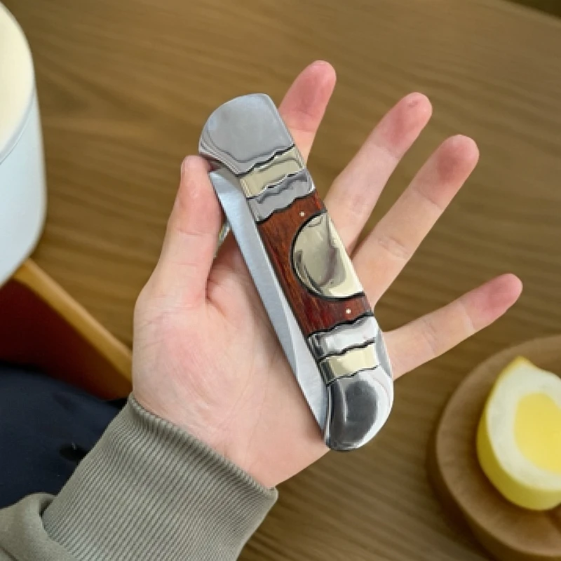 哥伦比亚白底狼折叠水果刀瓜果刀