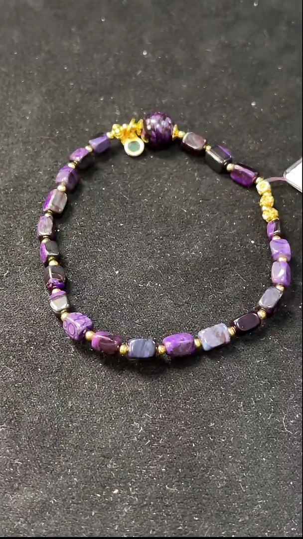 苏纪石（舒俱来）未镶嵌手链南非老矿舒俱来