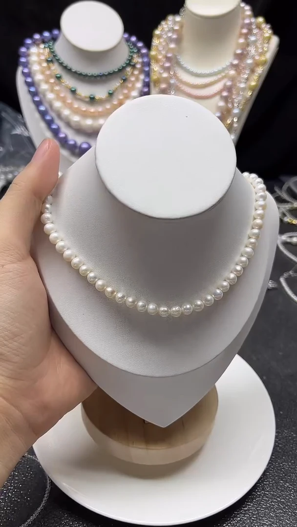 颈饰未镶嵌淡水珍珠多人