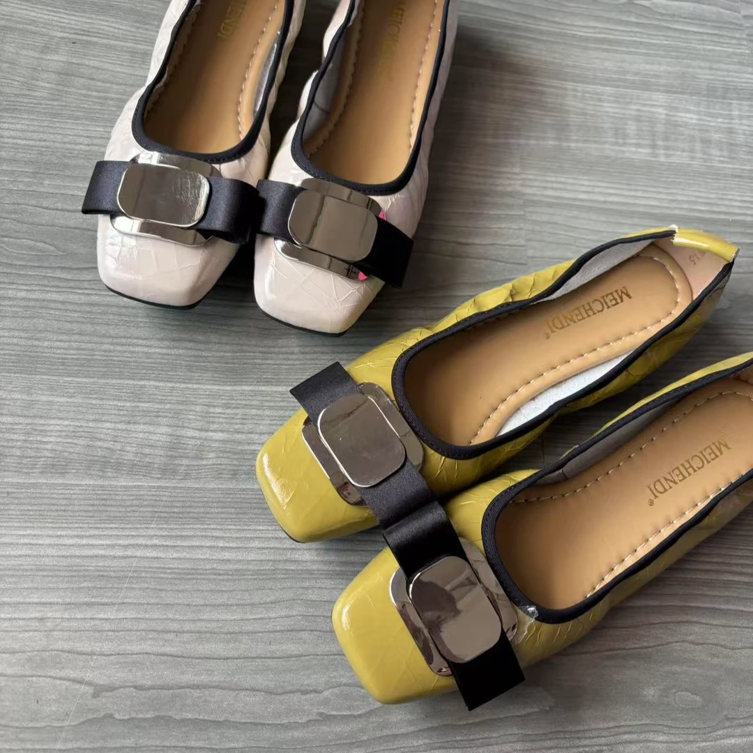 真皮蛋卷鞋平底小单鞋7650