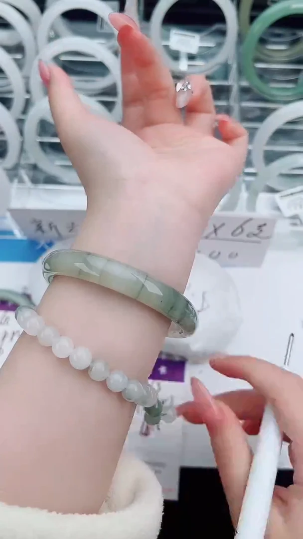 合金手镯石英质玉63-59/60