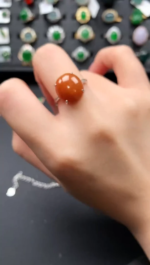 【闪购商品】翡翠戒指银S925镶嵌3145124