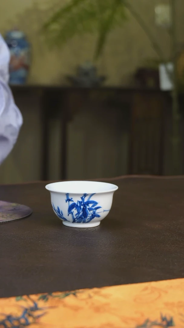 杯子冯工窑陶手绘瓷杯子1111