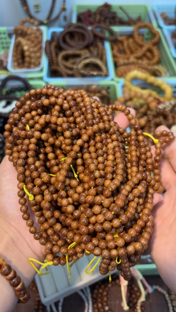 吊坠白玉菩提卡6库克素圈108