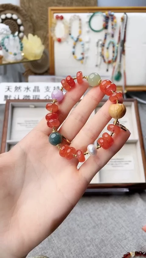 未镶嵌手串南红玛瑙嘢南红手串