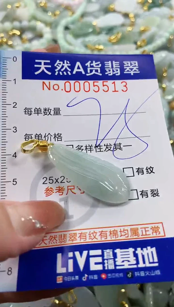 颈饰未镶嵌翡翠天然A货翡翠