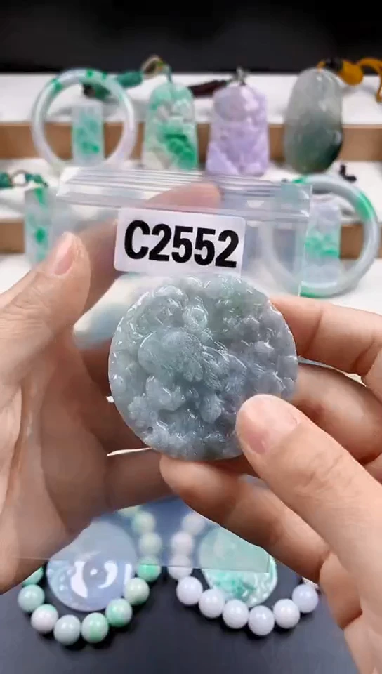 颈饰未镶嵌翡翠天然翡翠吊坠挂件