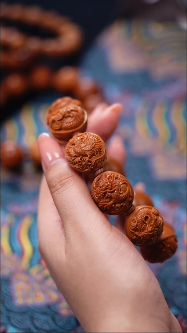 手串/手链橄榄核春*里龙凤