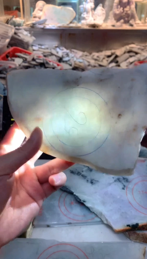 裸石翡翠0朗0翡翠珠宝803