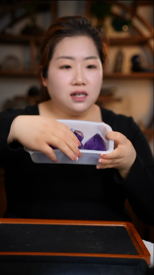 未镶嵌珠宝半成品水晶紫水晶柱子D739多样性发其一