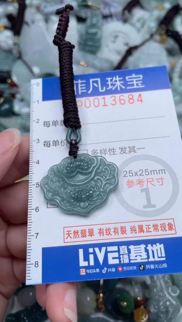 颈饰未镶嵌翡翠13684