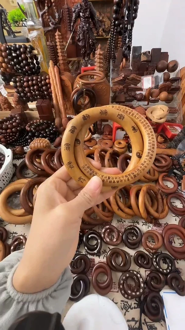 枣木乾坤圈桃木80圈口一物一拍