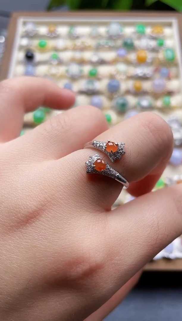 银S925镶嵌戒指翡翠20