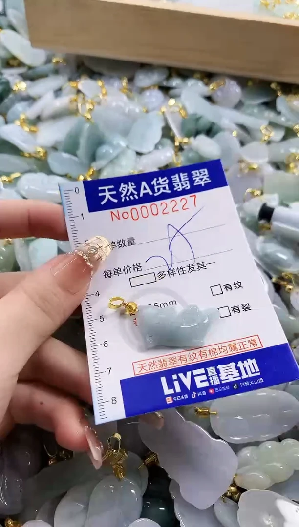 颈饰未镶嵌翡翠天然A货翡翠