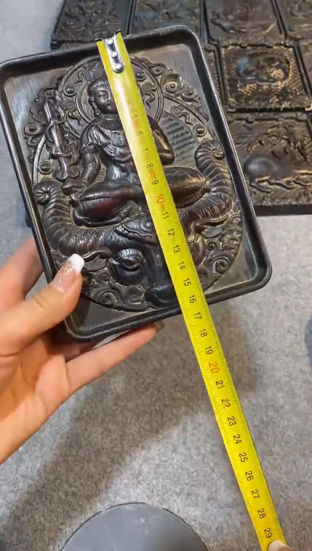 木紫檀拆件雕刻板以直播间实物为准微瑕老物件