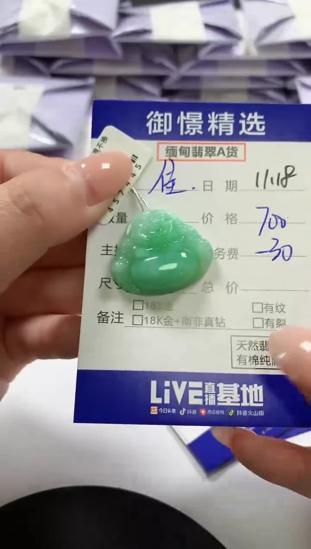 颈饰未镶嵌翡翠佳****师25