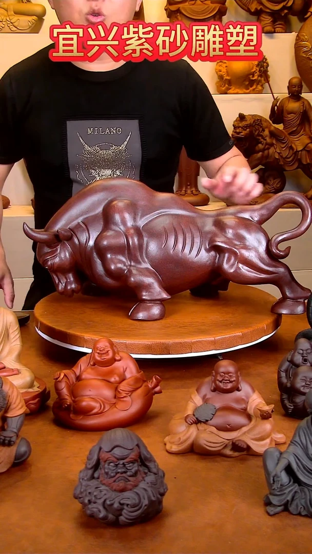 紫砂茶宠牛