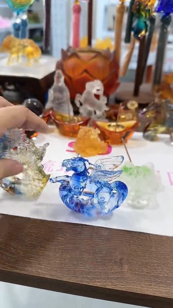 手工艺品琉璃小飞马