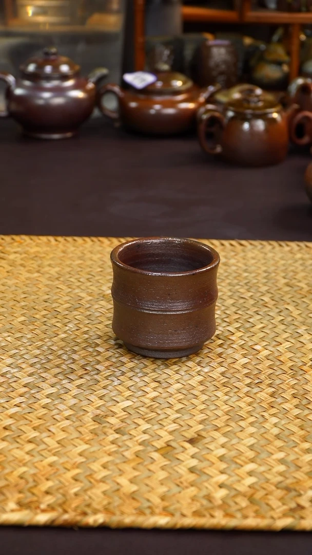 茶壶紫砂纯自然紫砂柴烧
