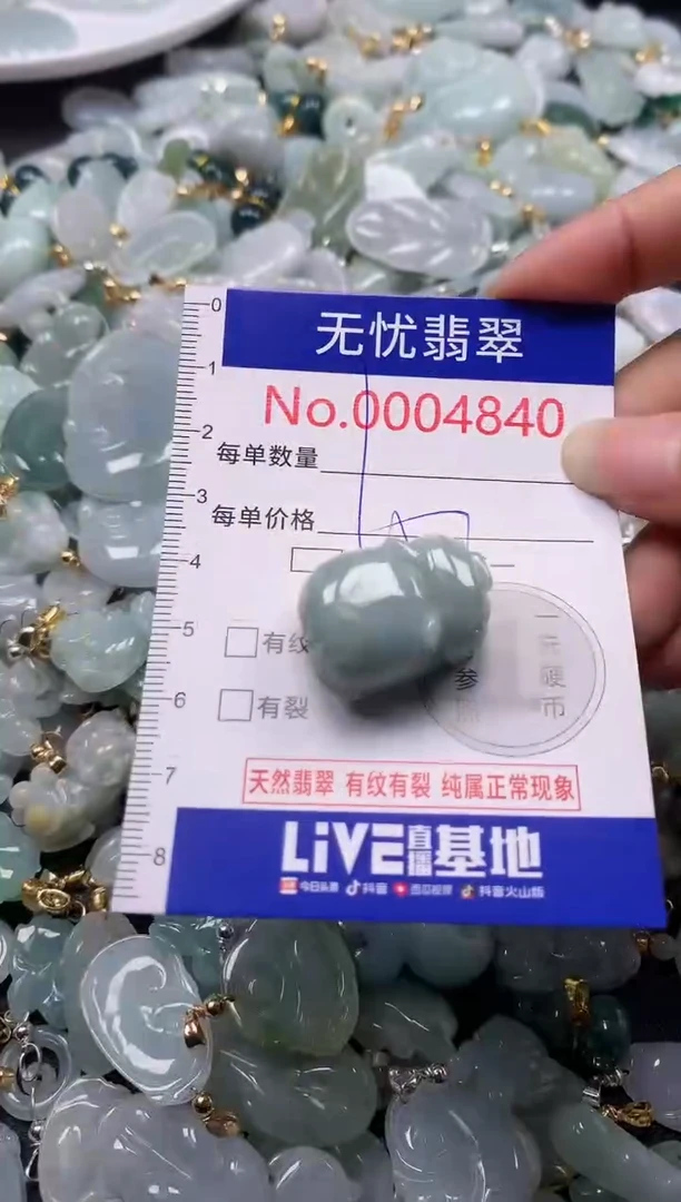 吊坠(不含链)未镶嵌翡翠4840