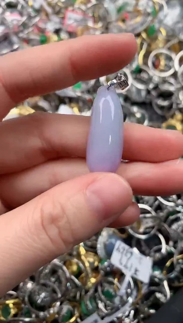 银S925镶嵌戒指翡翠666                 8