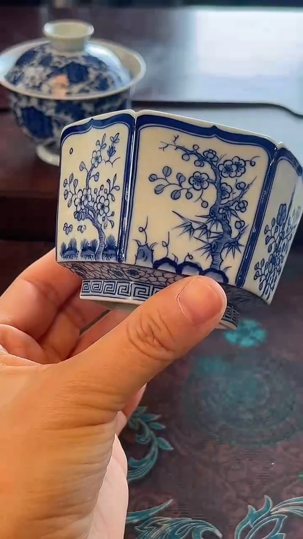 镹曰手工手绘柴窑茶具