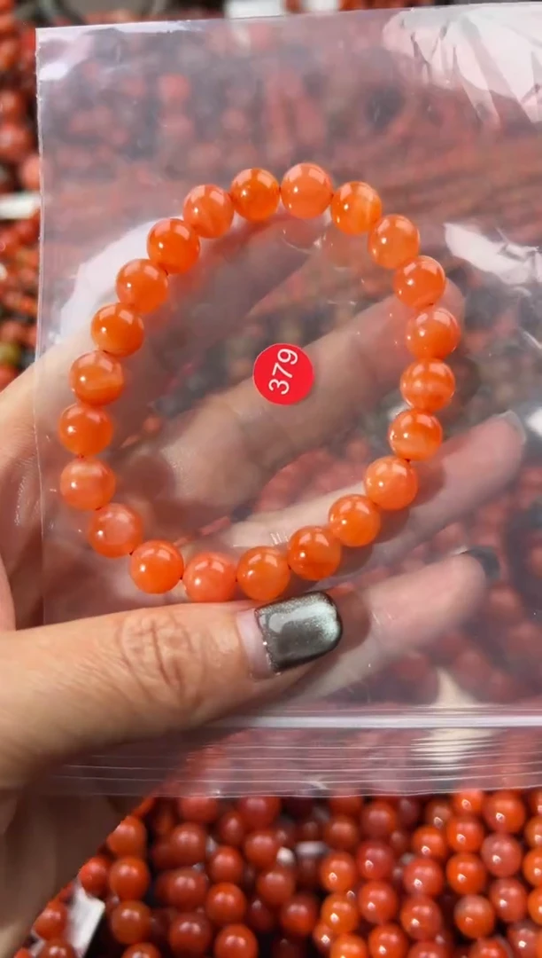 未镶嵌手串南红玛瑙8+