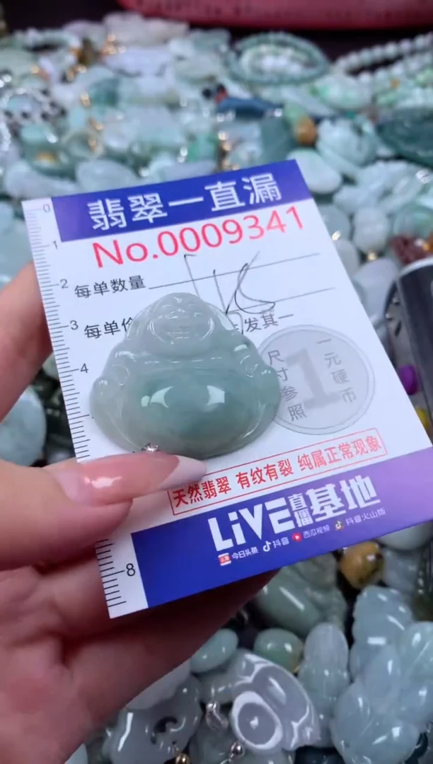 翡翠未镶嵌吊坠(不含链)9341