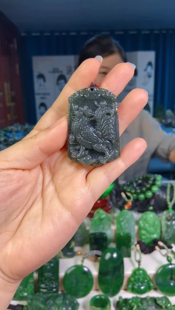 和田玉未镶嵌挂件1